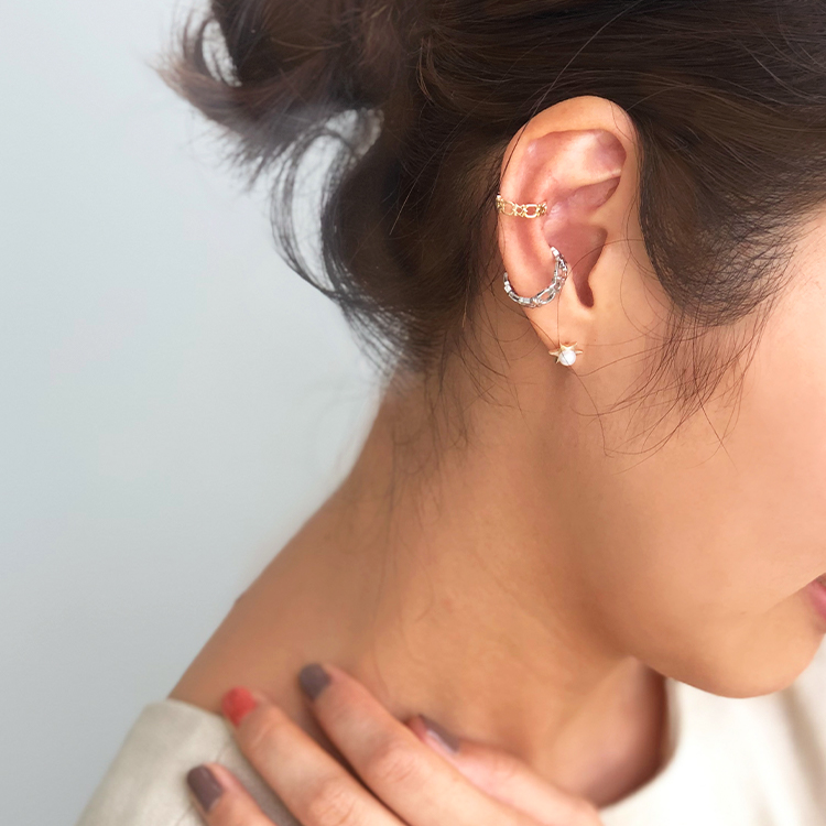 コンビニ受取対応商品】 メジュリリングとスタッズピアスおまとめ