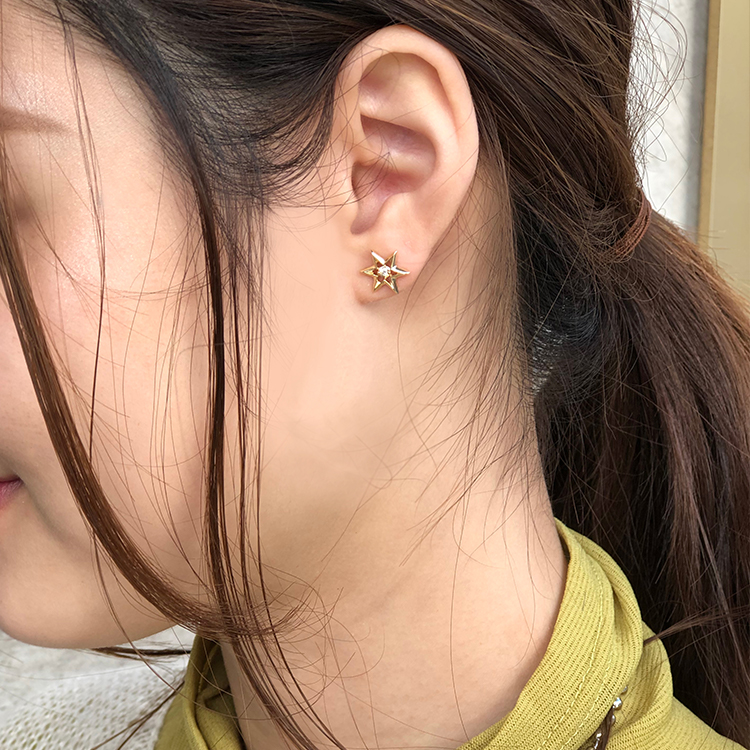 コンビニ受取対応商品】 メジュリリングとスタッズピアスおまとめ