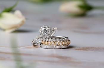 STAR JEWELRY K18 0.45ct パヴェ ダイヤ リング せまく 5号
