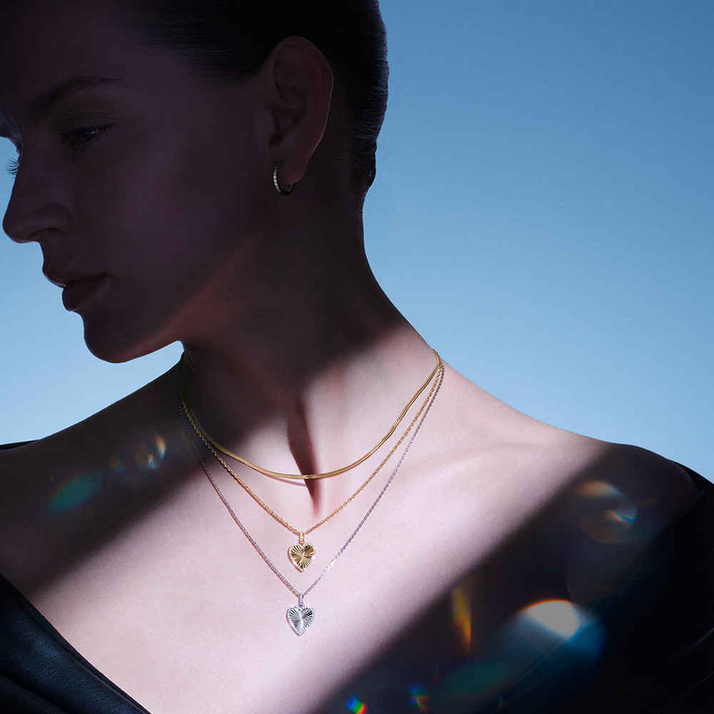 ETCHED HEART ｜STAR JEWELRY(スタージュエリー)