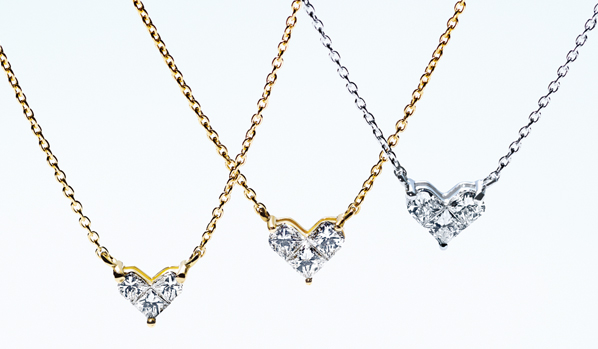 ネックレスMYSTERIOUS HEART DIAMOND NECKLACE 0.25ct(1ZN1108