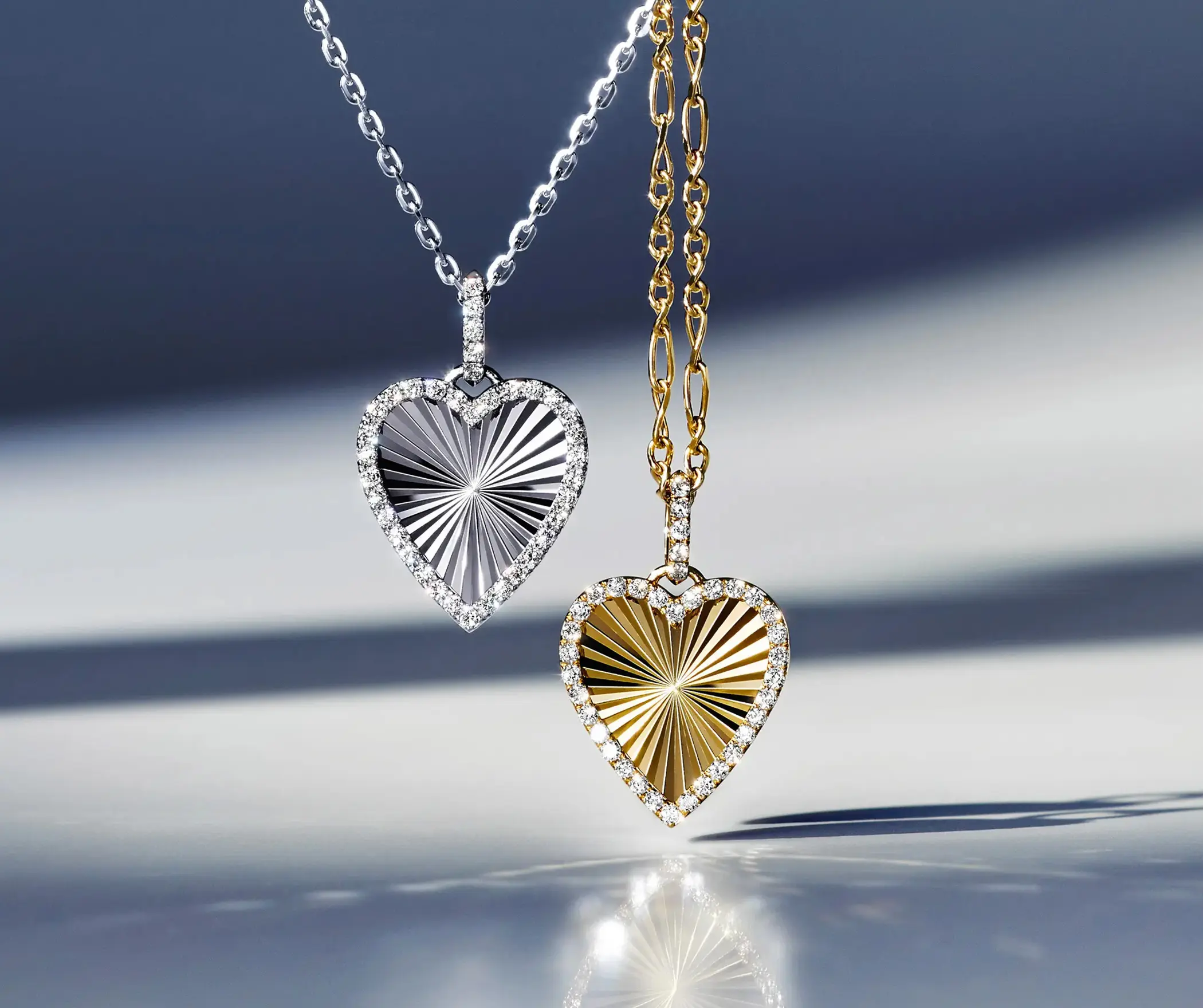 DIAMOND ETCHED HEART