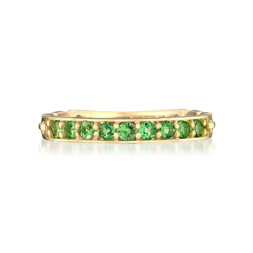 K10 リング GREEN GARNET RING