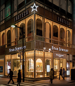 STAR JEWELRY the shop GINZA