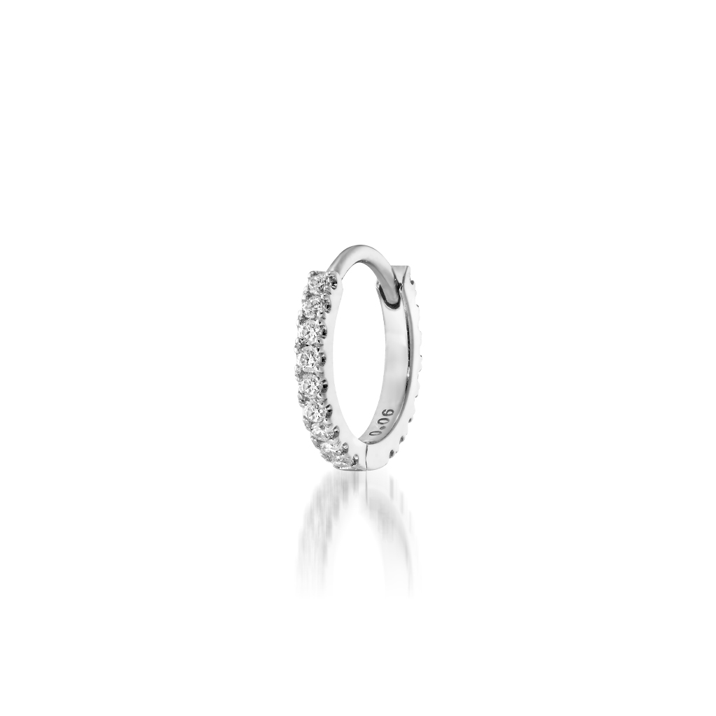 K18ピアス CLICK HOOP PIERCED EARRING(S)