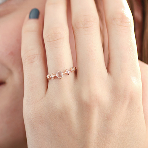 リングMOONSTONE&DIAMOND RING(2JR0504)|スタージュエリー公式