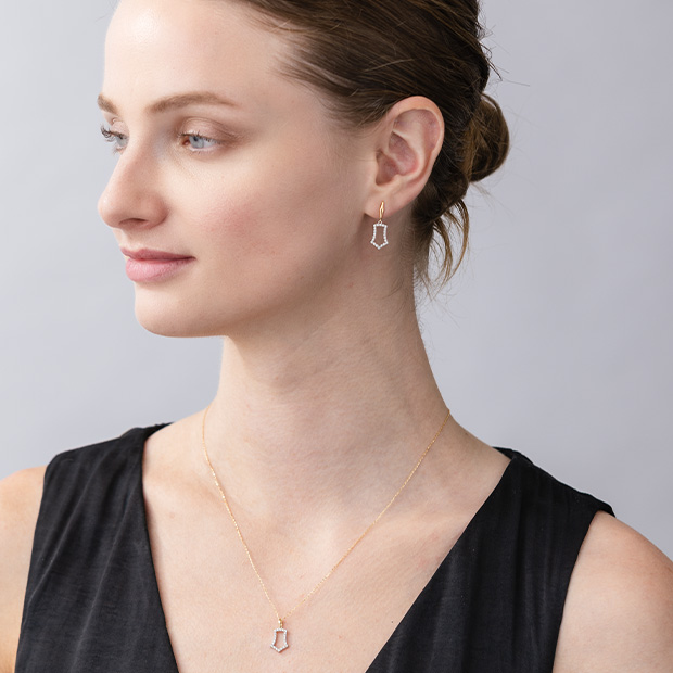 K18ゴールド pt950 イヤリング GLORIOUS GARDEN PIERCED EARRINGS(1ZP0930)K18/Pt950 ピアス｜スター