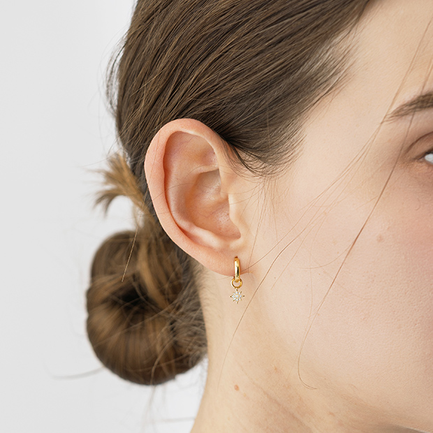 K18 ピアスチャーム, , large