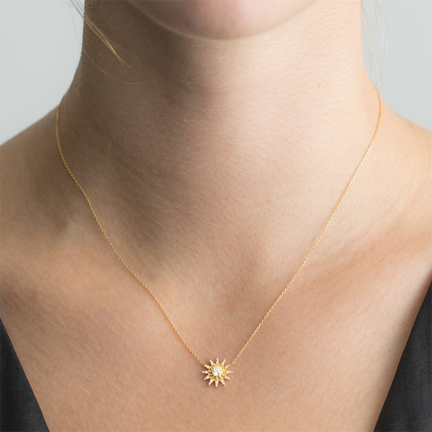 ネックレスSUNBURST DIAMOND NECKLACE(1ZN1005)｜スタージュエリー公式 ...