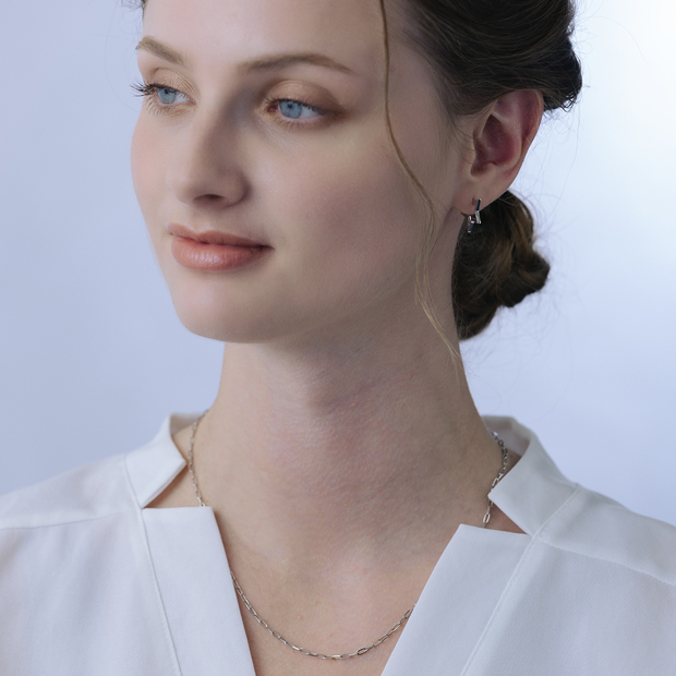 STAR CLICK HOOP PIERCED EARRING(片耳用)(2JP1028)K10 ピアス｜スター