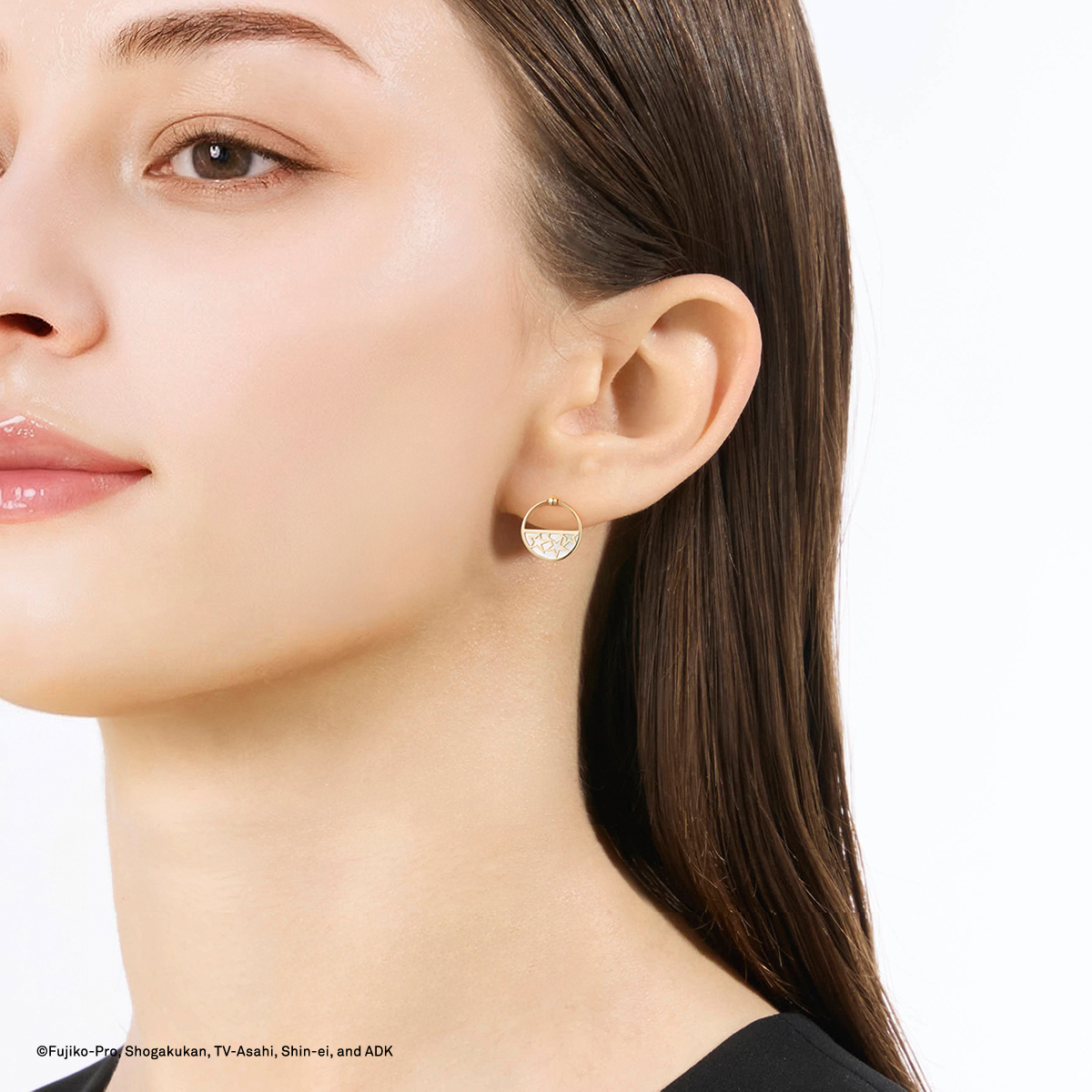 4D POCKET REVERSIBLE PIERCED EARRINGS(2JP1144)K10 ピアス｜スター