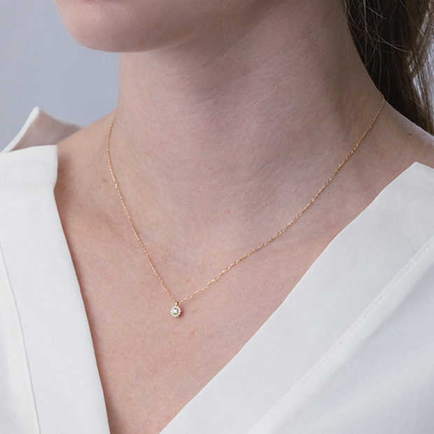 GARDEN HALO NECKLACE(2ZN2488)K18 ネックレス｜スタージュエリー公式