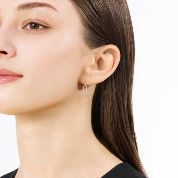 K18/Pt950 ピアス, , large