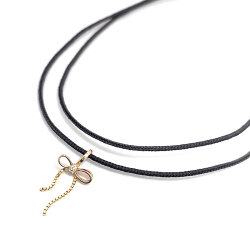 Winter限定/オンラインストア限定】INFINITY BOW CHARM(2JC0141)K10