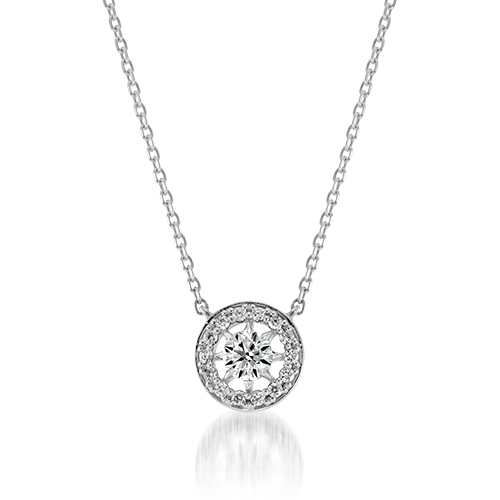 【フルセット/未使用美品】STAR JEWELRY Eclipse Halo ECLIPSE HALO NECKLACE(L)(1ZN1082)K18 ネックレス｜スター