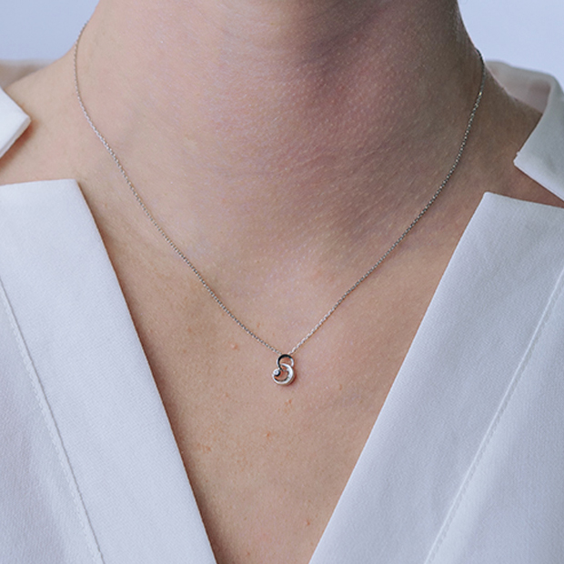 DOUBLE MOON NECKLACE(SV925)(2SN1683)SV925 ネックレス｜スター