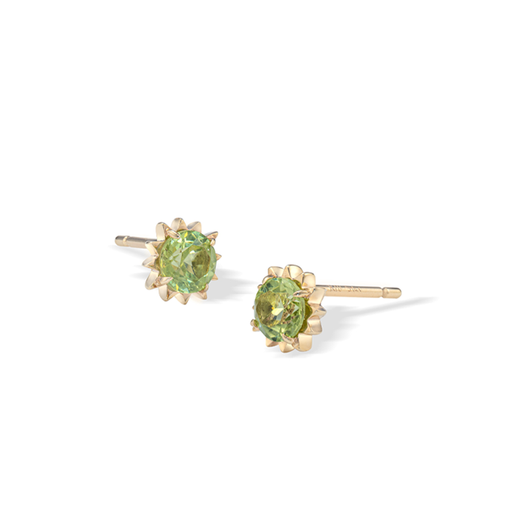 ピアスSUNBURST PERIDOT PIERCED EARRINGS(2JP0931)｜スタージュエリー