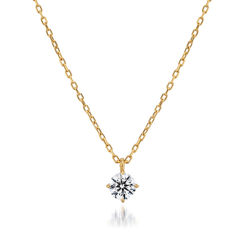 K18 ネックレス CROSSING STAR SETTING CROSSINGSTAR SETTING NECKLACE(1ZN1192)K18 ネックレス｜スター