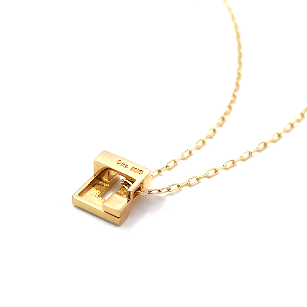 GEOMETRIC GOLD NECKLACE(2JN1043)K10 ネックレス｜スター