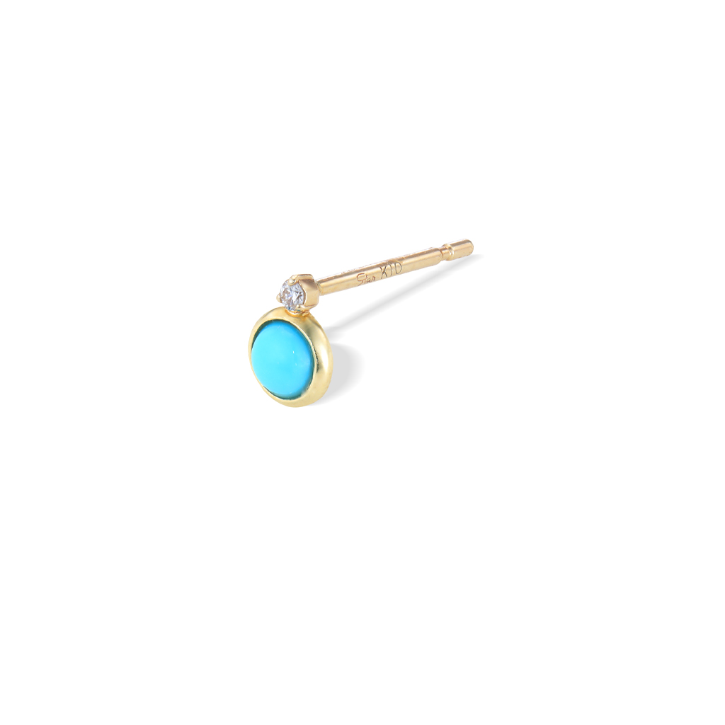 ピアスTURQUOISE TINY STUDS PIERCED EARRING(2JP0912)｜スター