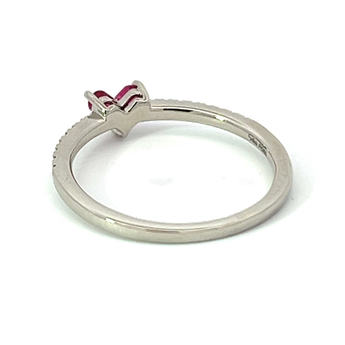 MYSTERIOUS HEART RUBY RING(1XR0591)Pt950 リング｜スタージュエリー