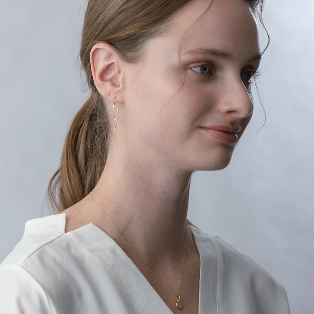 【KAREN MILLEN】ギルドスタッド ピアス 関税込 MINI HOOP EARRINGS(2JE0195)K10 イヤリング｜スタージュエリー