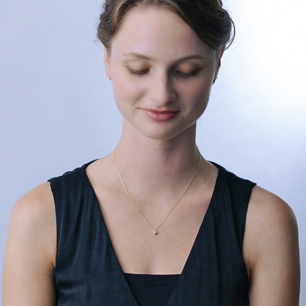 BRIGHTEST STAR DIAMOND NECKLACE(M)(1ZN0997)K18 ネックレス