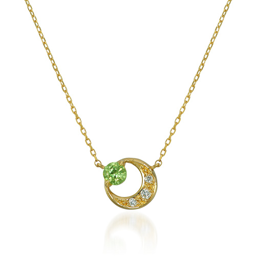 ネックレスPERIDOT MOON NECKLACE(2ZN2315)｜スタージュエリー公式 ...