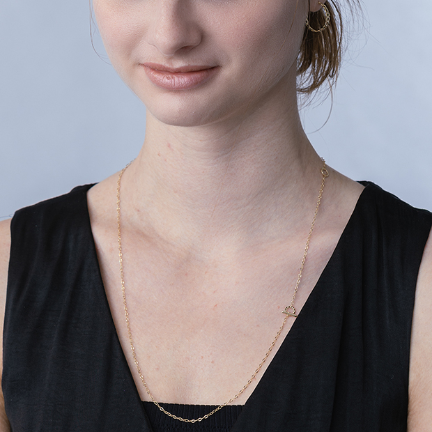アクセサリー Rib  ONE73 SPARKLE TEXTURE 2WAY NECKLACE(2JN1137)K10 ネックレス｜スター