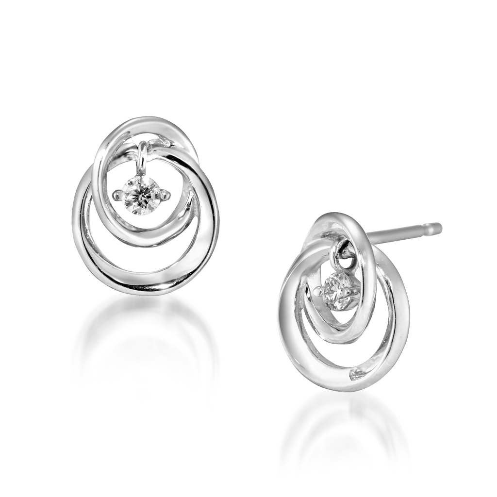 ピアスTWO UNIVERSE DIAMOND PIERCED EARRINGS(2XP0312)｜スター