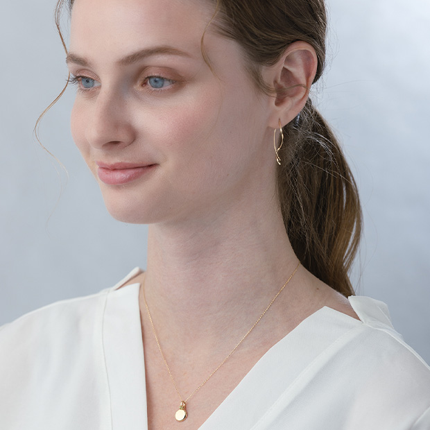THREADER PIERCED EARRINGS(2JP1042)K10 ピアス｜スター