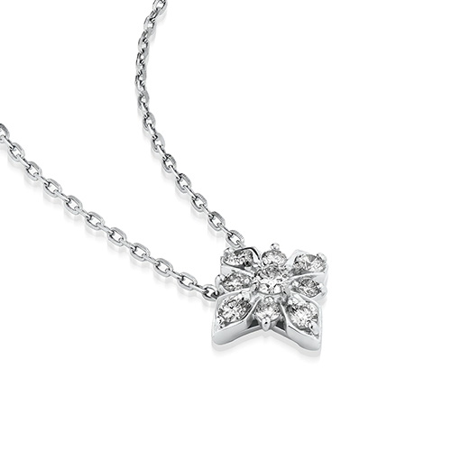 LUMINOUS SPARKLE NECKLACE(S)(1XN0816)Pt950 ネックレス｜スター