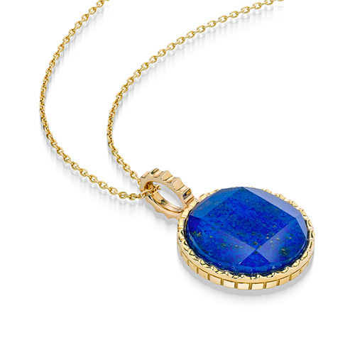 FACET STONE CHARM(ラピスラズリ)(2JC0125)K10 チャーム｜スター