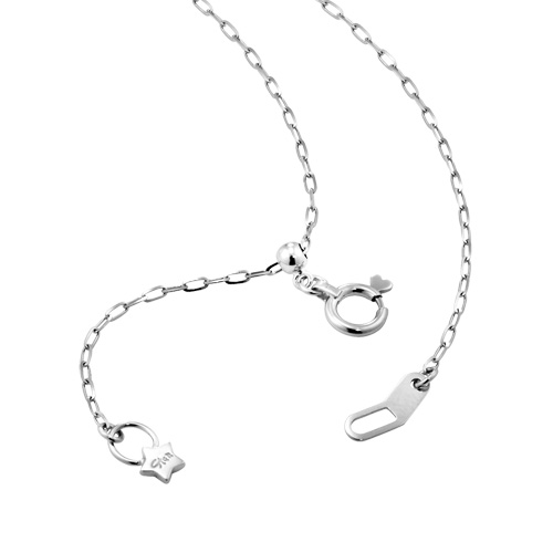 WHITE GOLD CHAIN 50cm(2GK0765)K18 チェイン｜スタージュエリー