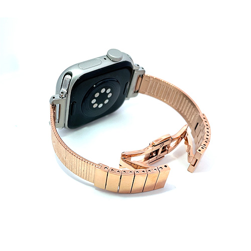 STAR MESH APPLE WATCH BAND(2QS1195)STEEL ウォッチバンド｜スター