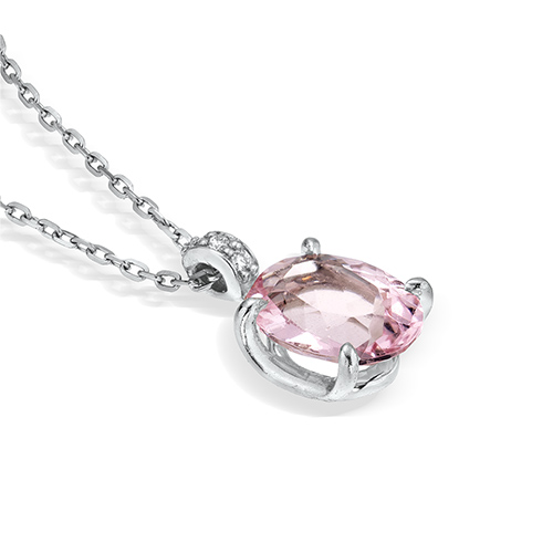PINK MORGANITE NECKLACE (1XN0850)Pt950 ネックレス｜スター