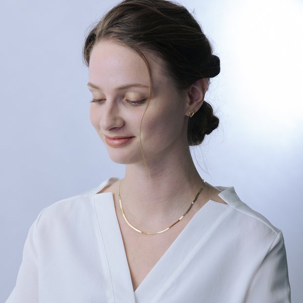 FLAT HERRINGBONE CHAIN(S)(2JK0243)K10 チェイン|スター FLAT HERRINGBONE CHAIN(S)(2JK0243)K10 チェイン|スター