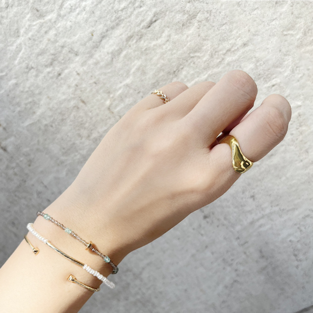 バングルSQUARE STUDS BANGLE(2JU7174)STAR JEWELRY GIRL (スター