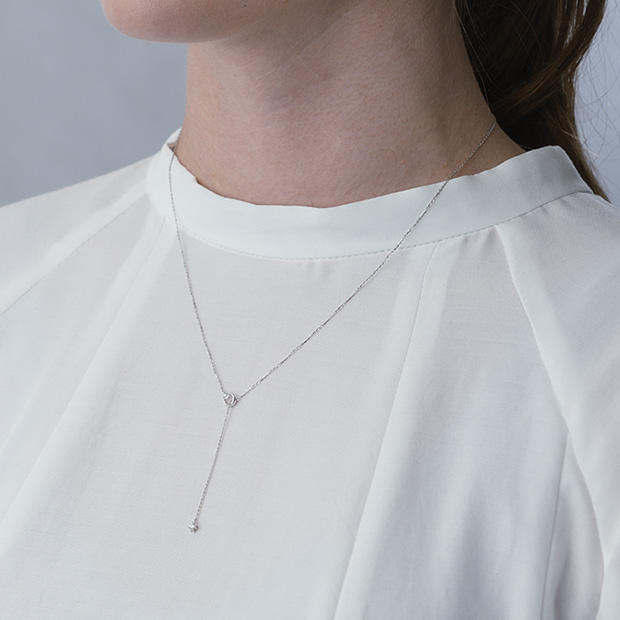 CELESTIAL LARIAT NECKLACE(2JN1031)K10 ネックレス｜スター
