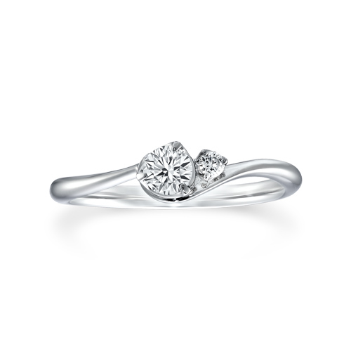 ENGAGEMENT RING(1PR1050)Pt950 エンゲージメントリング｜スター