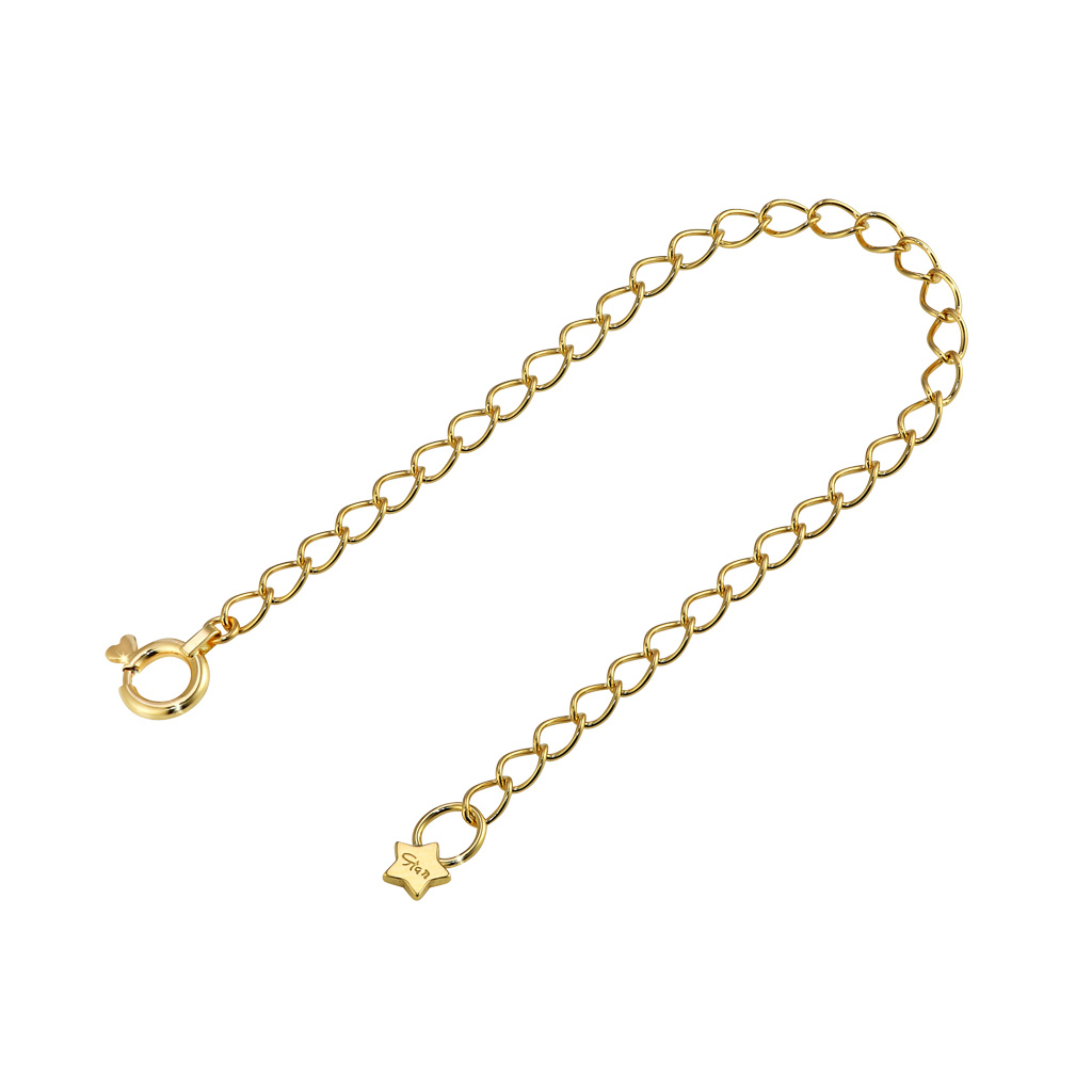 アジャスターチェインK10 GOLD ADJUSTING CHAIN 10cm(2JK0101)｜スター