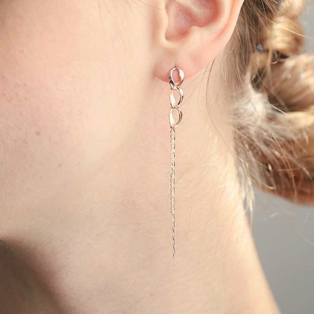 ピアスSHOOTING STAR LINKS PIERCED EARRING(2JP0835)|スター