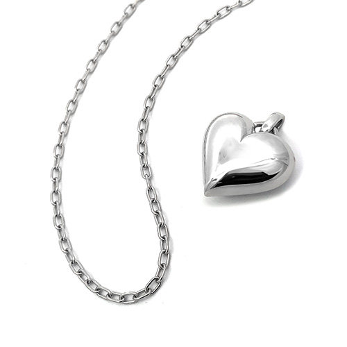 80周年限定商品】PUFFY HEART NECKLACE(2SN1692)SV925 ネックレス