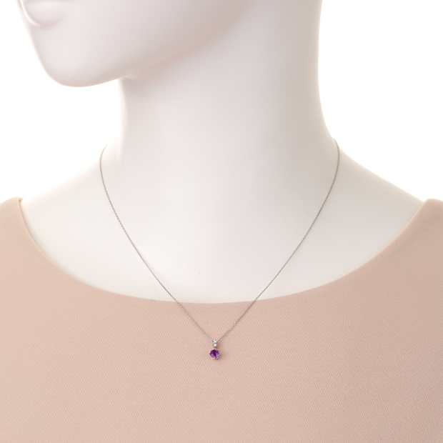 ネックレスCROSSING STAR SETTING AMETHYST NECKLACE(2XN0296)｜スター ...