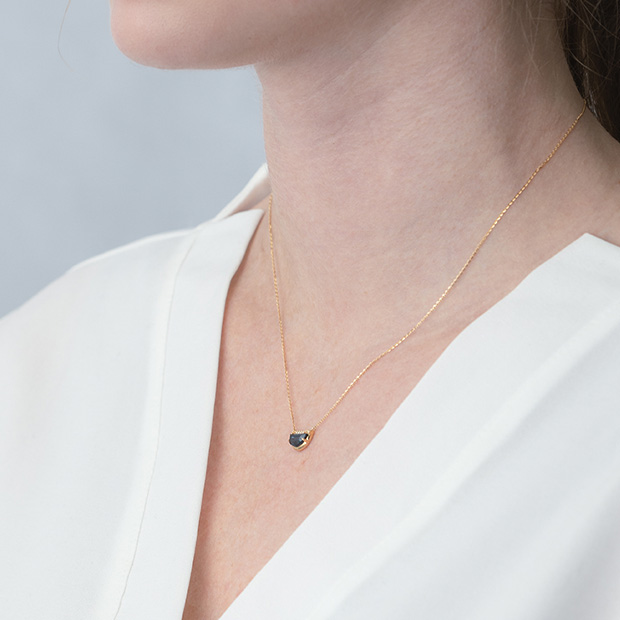 HALF MOON NECKLACE(2ZN2491)K18 ネックレス｜スタージュエリー