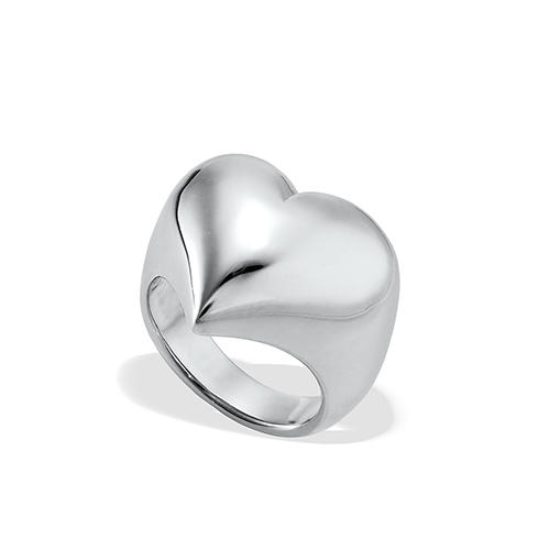 80周年限定商品】PUFFY HEART RING(2SR1542)SV925 リング｜スター