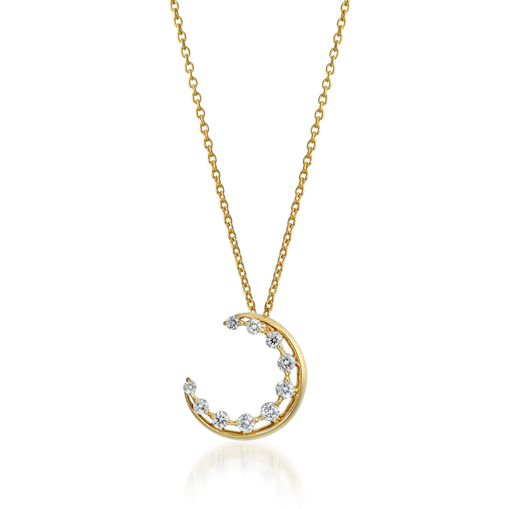 ネックレスDIAMOND MOONLIGHT NECKLACE(1ZN1056)｜スタージュエリー ...