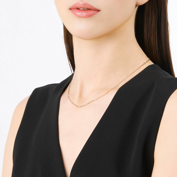 K18/Pt950 ネックレス, , large