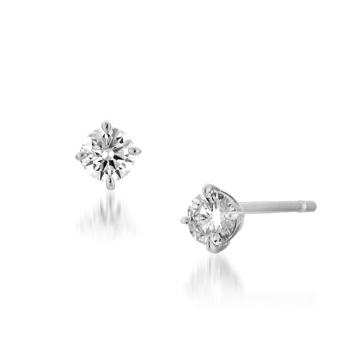 ピアスCROSSING STAR SETTING PIERCED EARRINGS 0.20ct(1XP0349