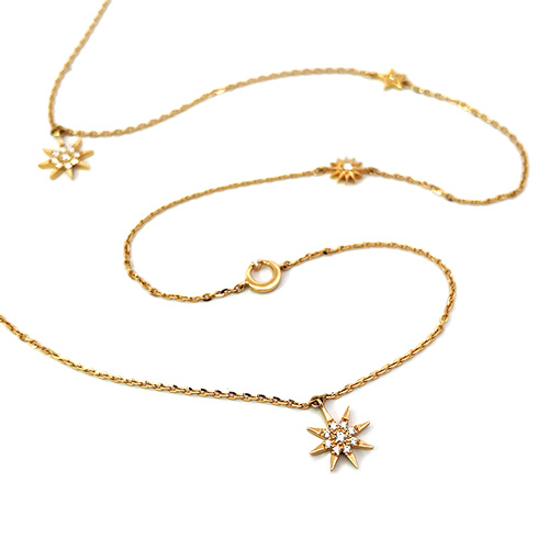 MOON & SUN NECKLACE(1ZN1170)K18 ネックレス｜スタージュエリー公式